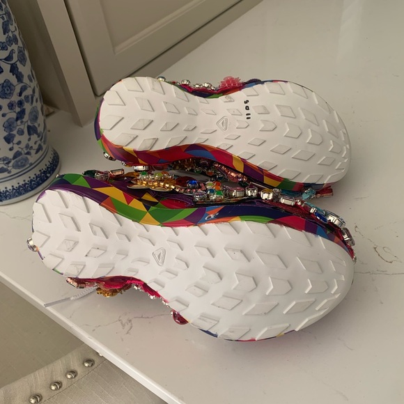 Comme Des Garçons x Salomon glass crystal embellished sneakers Size 6.5 US Women - Picture 16 of 16